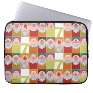 Seven Dwarfs Stylized Character Art Laptop Sleeve