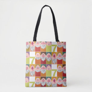 Seven Dwarfs Stylized Character Art Tote Bag