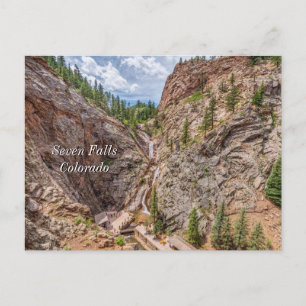 Seven Falls Colorado Postcard
