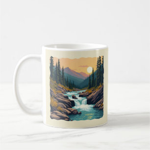 Seven Falls Colorado Retro Coffee Mug