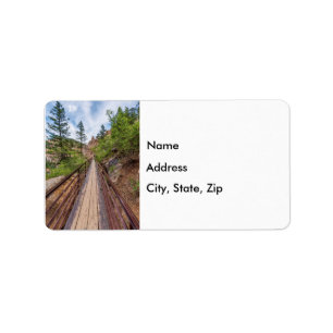 Seven Falls Walkway Bridge Label