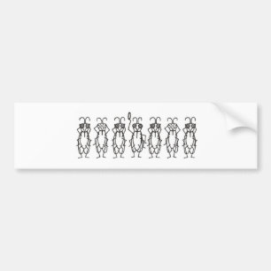 Seven Flies Bumper Sticker