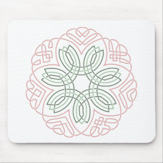 Seven Flower Knot Mouse Pad