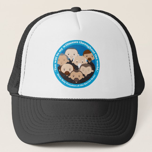 Seven Founders of the Servite Order Trucker Hat (Front)