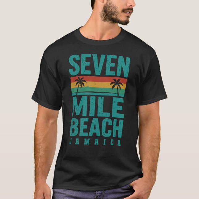 Seven Mile Beach funny T-Shirt (Front)