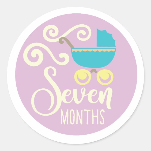 Seven Months Stickers (Front)
