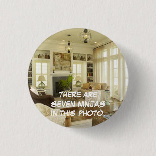 Seven Ninjas... 1 Inch Round Button
