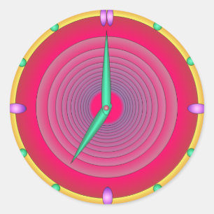 Seven o'clock sticker