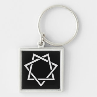 Seven Pointed Star Keychain