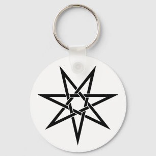 Seven Pointed Star Keychain