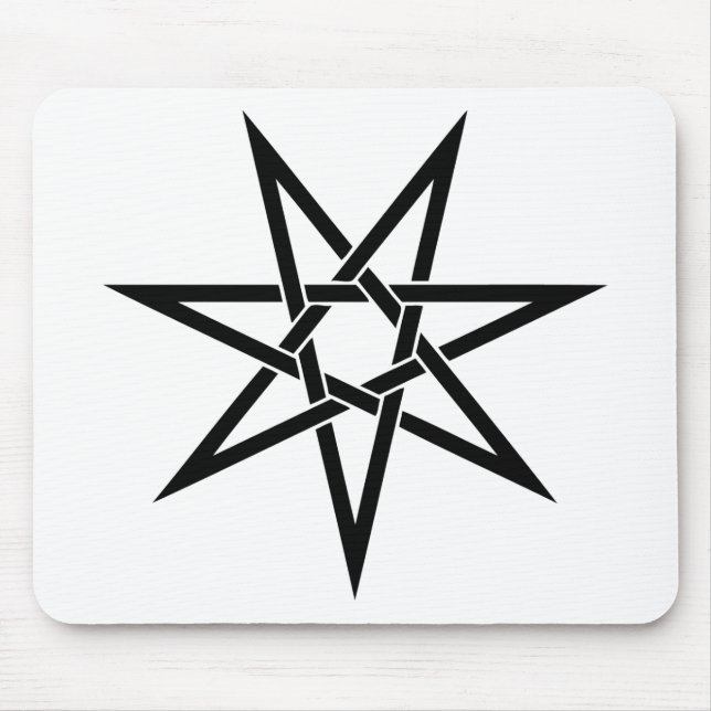 Seven Pointed Star Mouse Pad (Front)