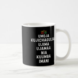 Seven Principles Of Kwanzaa Happy Kwanzaa 12  Coffee Mug