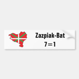 Seven Provinces One Basque Country Bumper Sticker