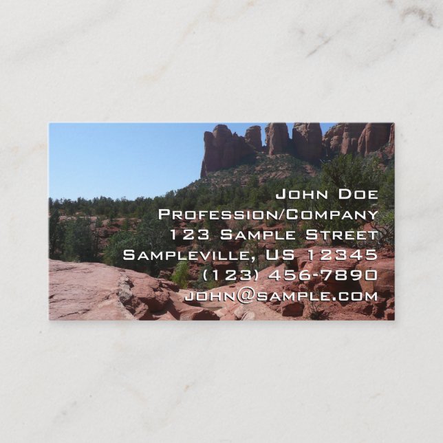 Seven Sacred Pools Business Card (Front)