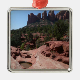 Seven Sacred Pools in Sedona Arizona Metal Ornament