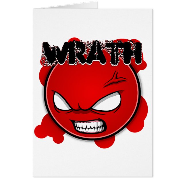 Seven Sins Faces - Wrath (Front)