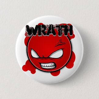 Seven Sins Faces - Wrath 2 Inch Round Button