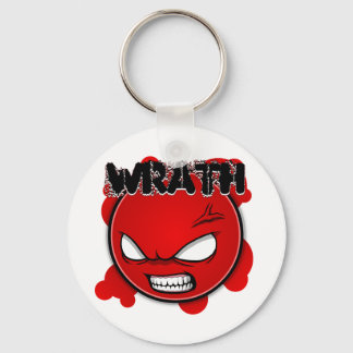 Seven Sins Faces - Wrath Keychain