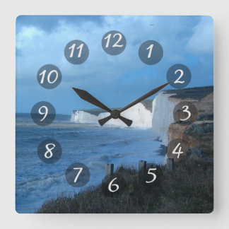 Seven Sisters Square Wall Clock