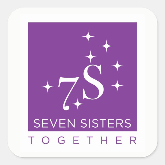 Seven Sisters Together Sticker Sheet - 6 stickers (Front)