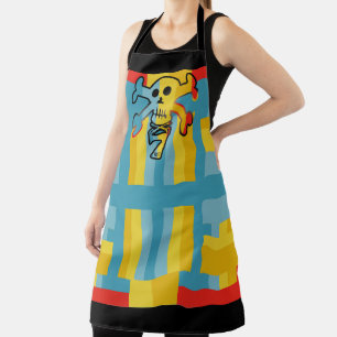 SEVEN SKULL BY MASANSER PIXELAT APRON