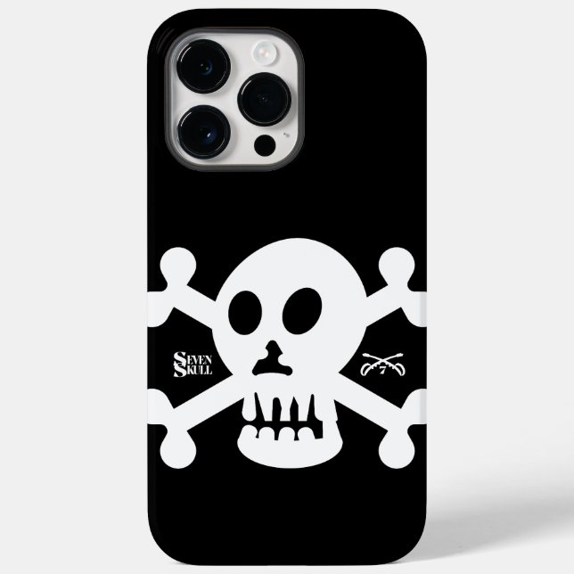 SEVEN SKULL BY MASANSER PIXELAT Case-Mate iPhone CASE (Back)
