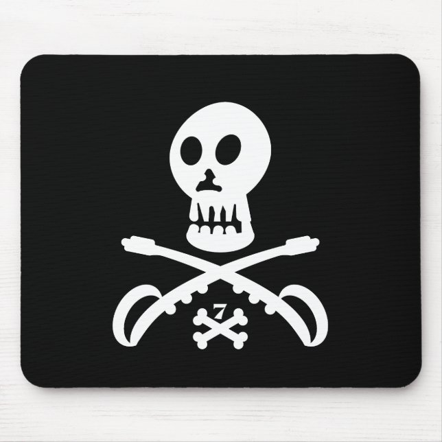 SEVEN SKULL BY MASANSER PIXELAT MOUSE PAD (Front)