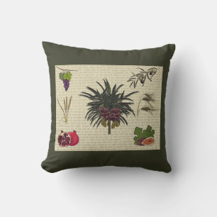Seven Species Throw Pillow