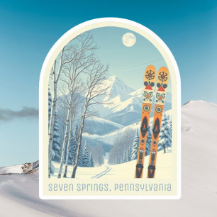 Seven Springs Pennsylvania ski holiday decor