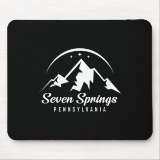 Seven Springs Pennsylvania Ski Resort Skiing Snowb Mouse Pad