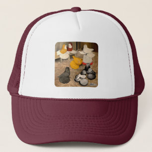 Seven Trumpeter Pigeons Trucker Hat