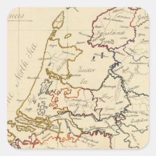 Seven United Provinces 2 Square Sticker