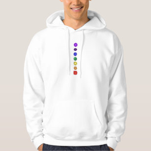 Seven vertical chakras hoodie
