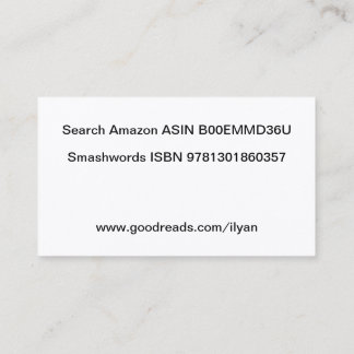 Sevenfold Indestructible Business Cards