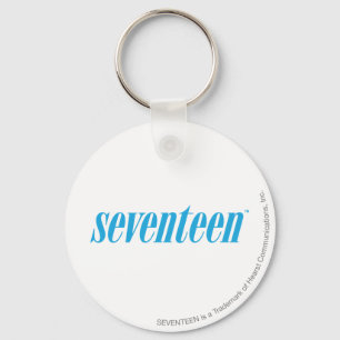 Seventeen Logo-Aqua Keychain