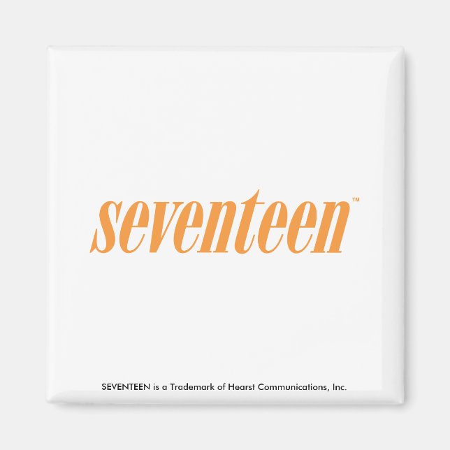 Seventeen Logo-Orange Magnet (Front)
