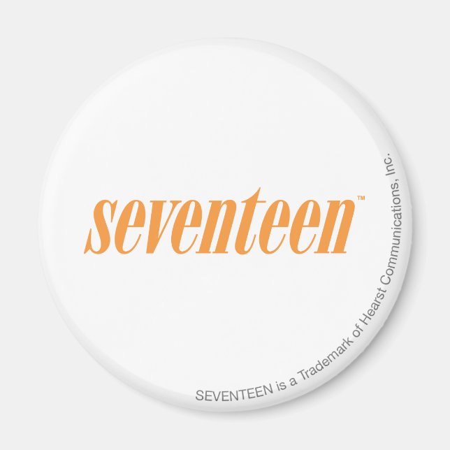 Seventeen Logo-Orange Magnet (Front)