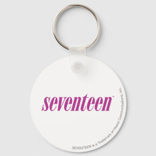 Seventeen  Logo-Purple Keychain