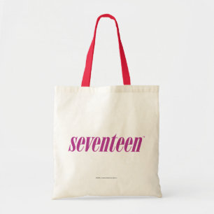 Seventeen Logo-Purple Tote Bag