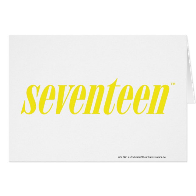 Seventeen Logo-Yellow (Front Horizontal)