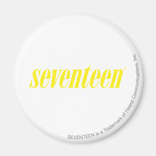 Seventeen Logo-Yellow Magnet