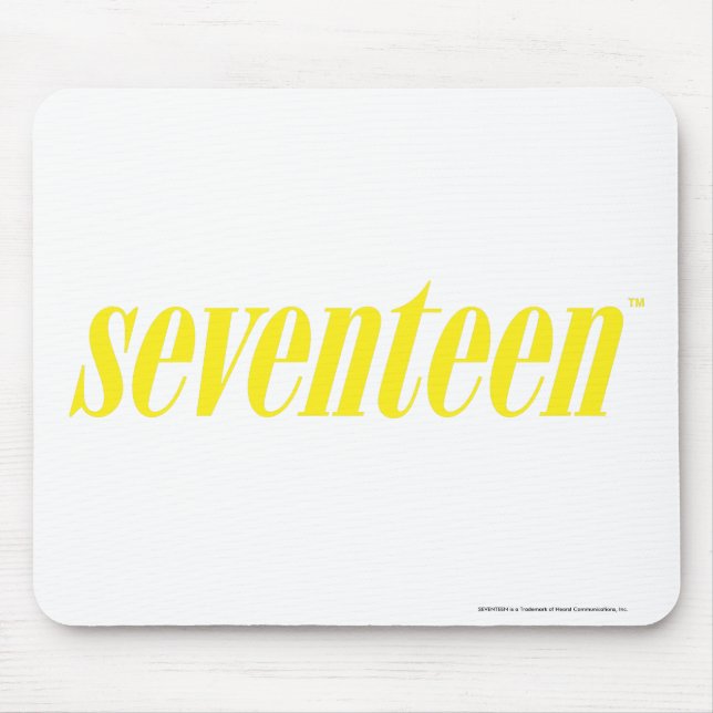 Seventeen Logo-Yellow Mouse Pad (Front)