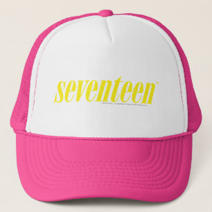 Seventeen Logo-Yellow Trucker Hat