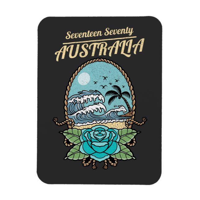 Seventeen Seventy Queensland Australia Magnet (Vertical)