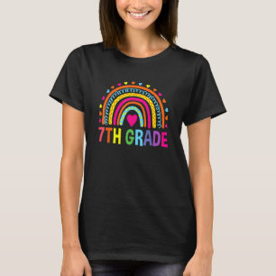 Seventh Grade Rainbow Girls Boy Teacher Team 7th G T-Shirt
