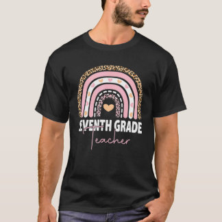 Seventh Grade Teacher Team 7th Grade Squad Rainbo T-Shirt