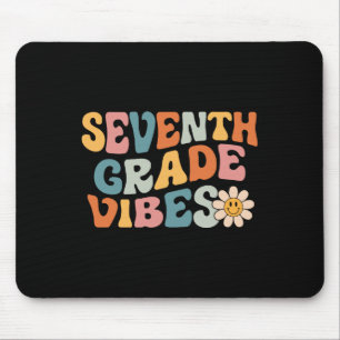 Seventh Grade Vibes - 7th Grade Team Retro 1st Day Mouse Pad