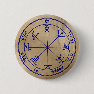 Seventh Pentacle of Jupiter 2 Inch Round Button