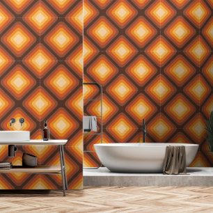Seventies Mod pattern Wallpaper