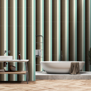 Seventies stripe pattern wallpaper
